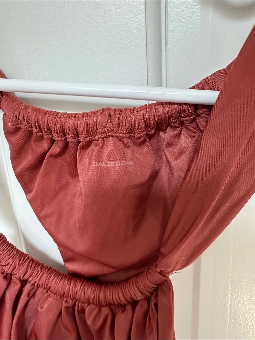Calzedonia Shiny Satin Bikini Set - Rosewood